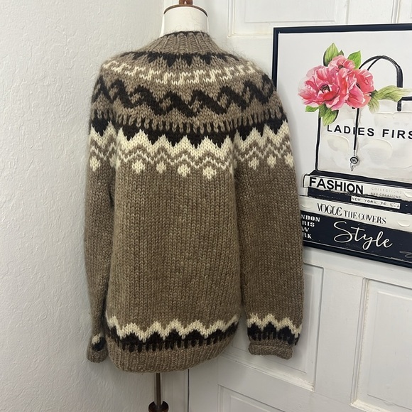 Vintage Hilda Ltd. Wool Cardigan Size Mens L - Picture 3 of 9